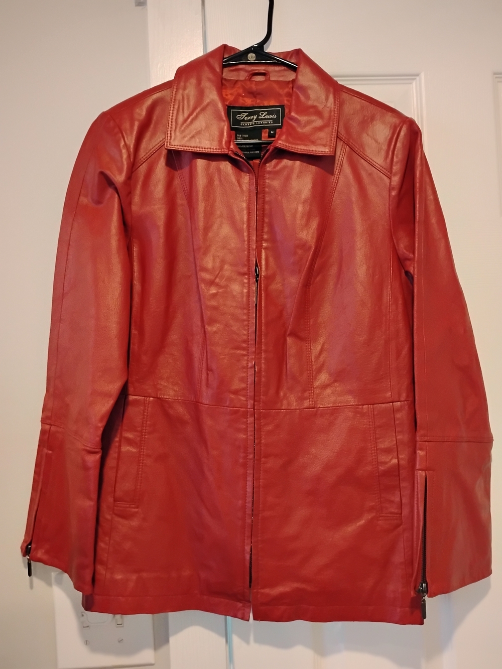 Vintage Y2K / early-2000s Terry Lewis Classic Luxuries genuine leather jacket